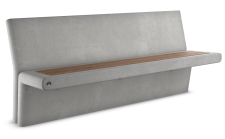 Blossom Bench with Backrest- Wooden Blossom Bench with Backrest- Wooden
