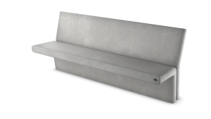 Aviv Bench with Backrest