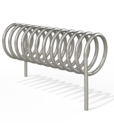 Spiral Bicycle Rack