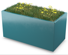 Mint Metal Planter