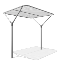 Forest Linear Metal Pergola Forest Linear Metal Pergola