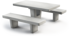 Metropolin Picnic Table - Concrete