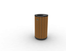 Shizaf Wood Dustbin