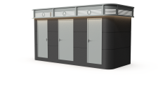Arbel 3 Doors Restroom Structure