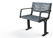 Peled iron casting- Metal single Bench Peled iron casting- Metal single Bench