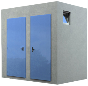Double Restroom 2 Restroom Units