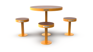 שולחנות/שרפרפים שיזף עץ