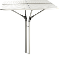 פרגולה יערה מרובעת