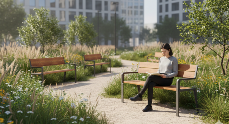 יותם, ספסל עץ