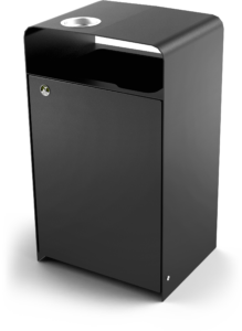 אשפון לביא מתכת 90 ליטר